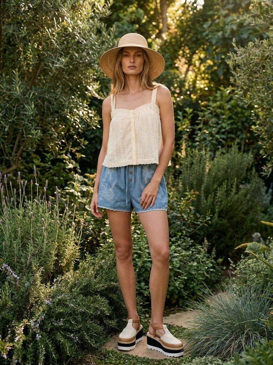 Willa Sleeveless Eyelet Tank - Westly