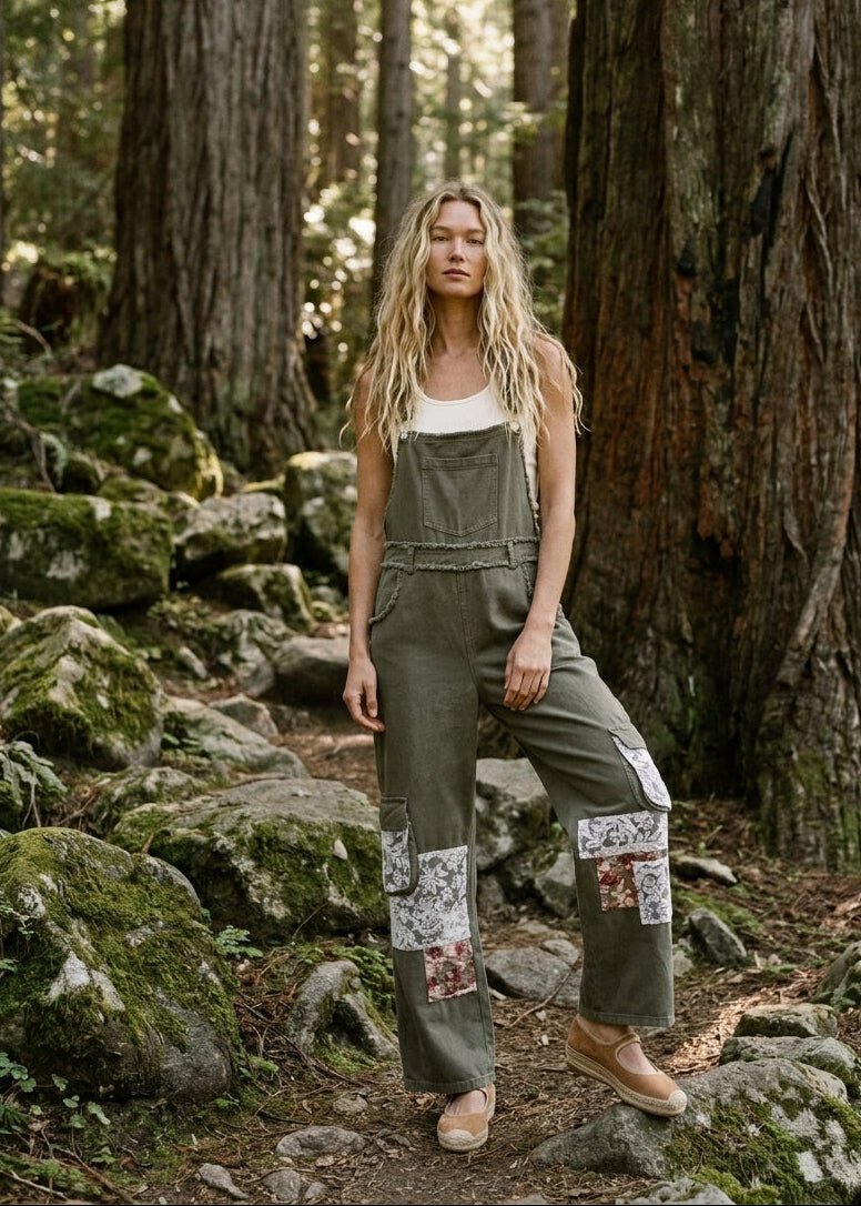Willa Utility Vintage Patch Overall - Westly