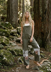 Willa Utility Vintage Patch Overall - Westly