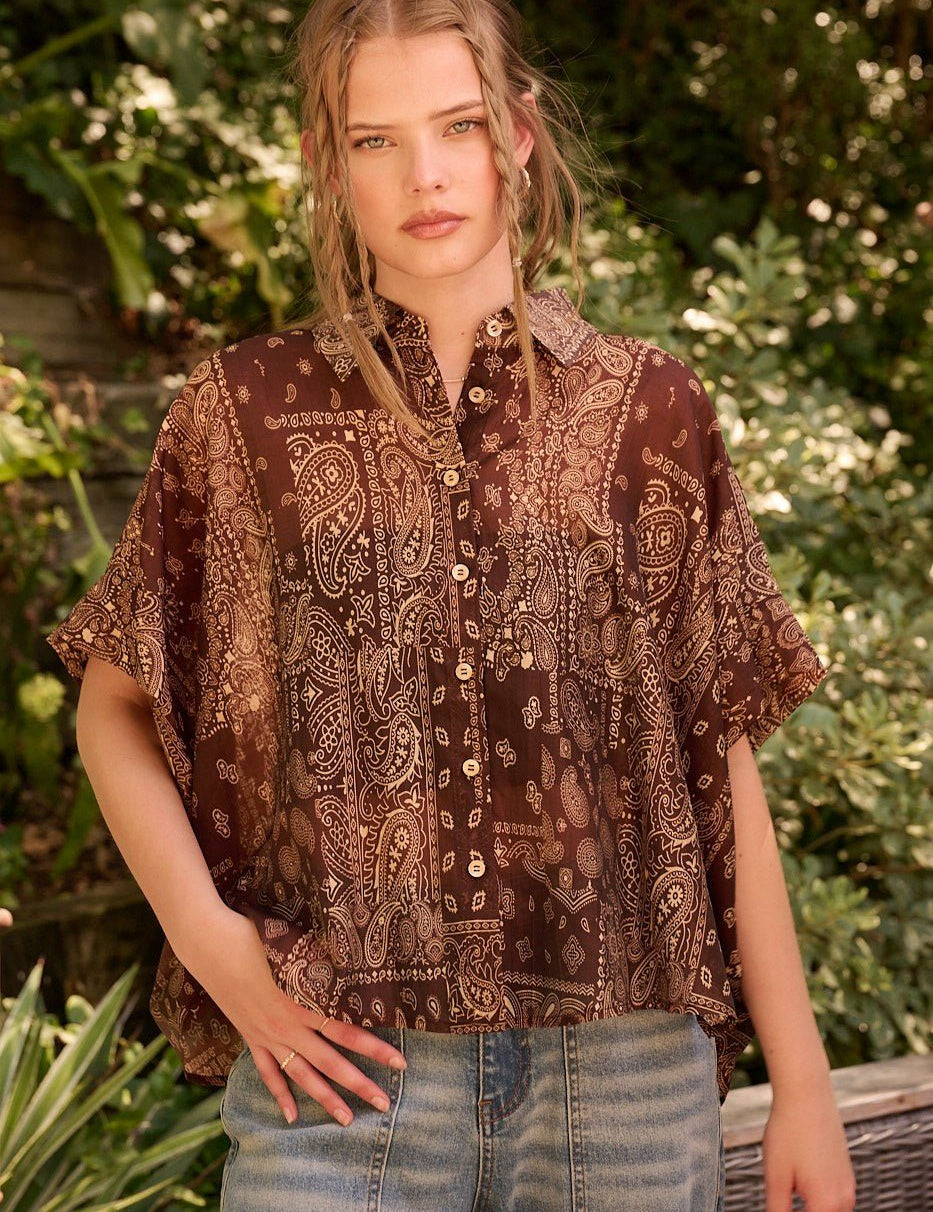 Willowmere Paisley Button Down Shirt - Westly
