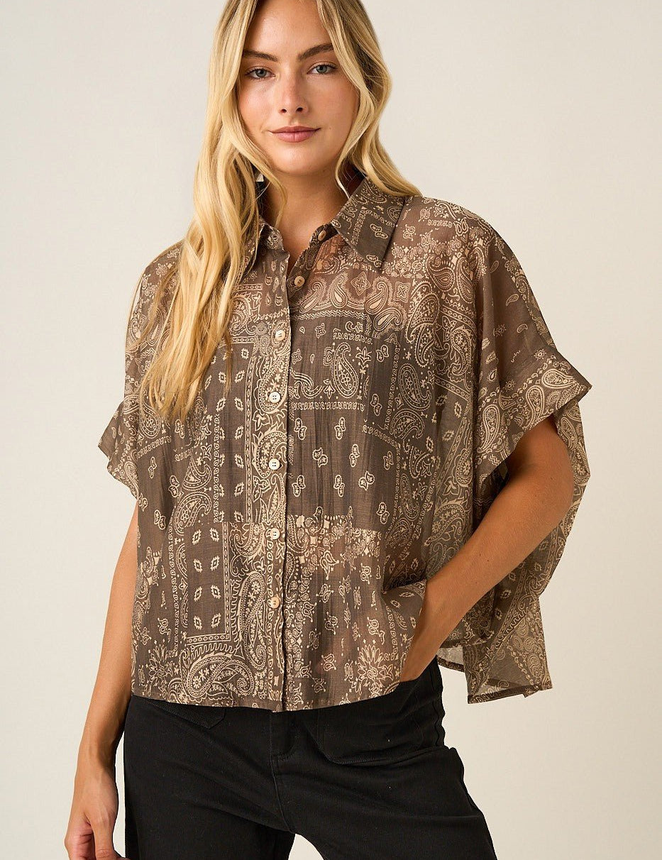 Willowmere Paisley Button Down Shirt - Westly