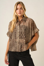 Willowmere Paisley Button Down Shirt - Westly