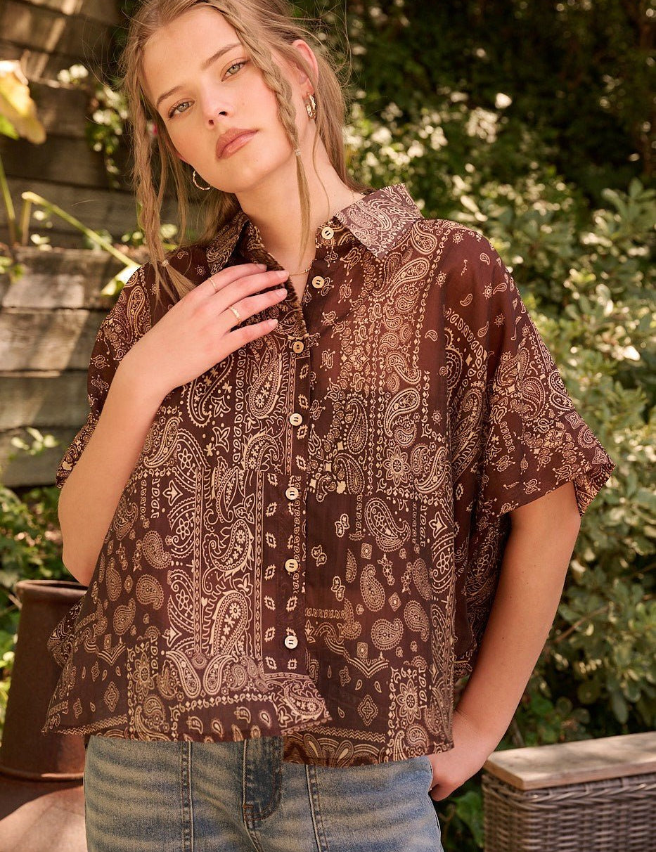 Willowmere Paisley Button Down Shirt - Westly