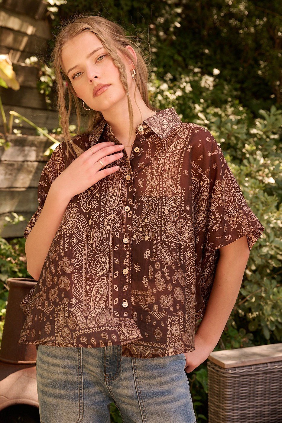 Willowmere Paisley Button Down Shirt - Westly