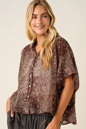 Willowmere Paisley Button Down Shirt - Westly
