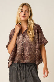 Willowmere Paisley Button Down Shirt - Westly
