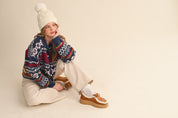 Winter Almanac Fair Isle Cardigan in Navy Multi - product photo 7