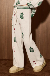 Winter Break Christmas Tree Knit Lounge Pants - Westly