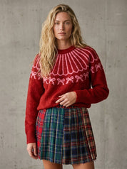 Winterberry Pleated Plaid Mini Skort - Westly