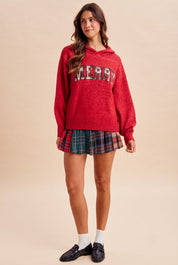 Winterberry Pleated Plaid Mini Skort - Westly