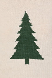 Wintergreen Rolled Neck Pine Tree Sweater in Ivory — product photo 07