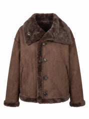 Winterhaven Reversible Shearling Coat - Brown