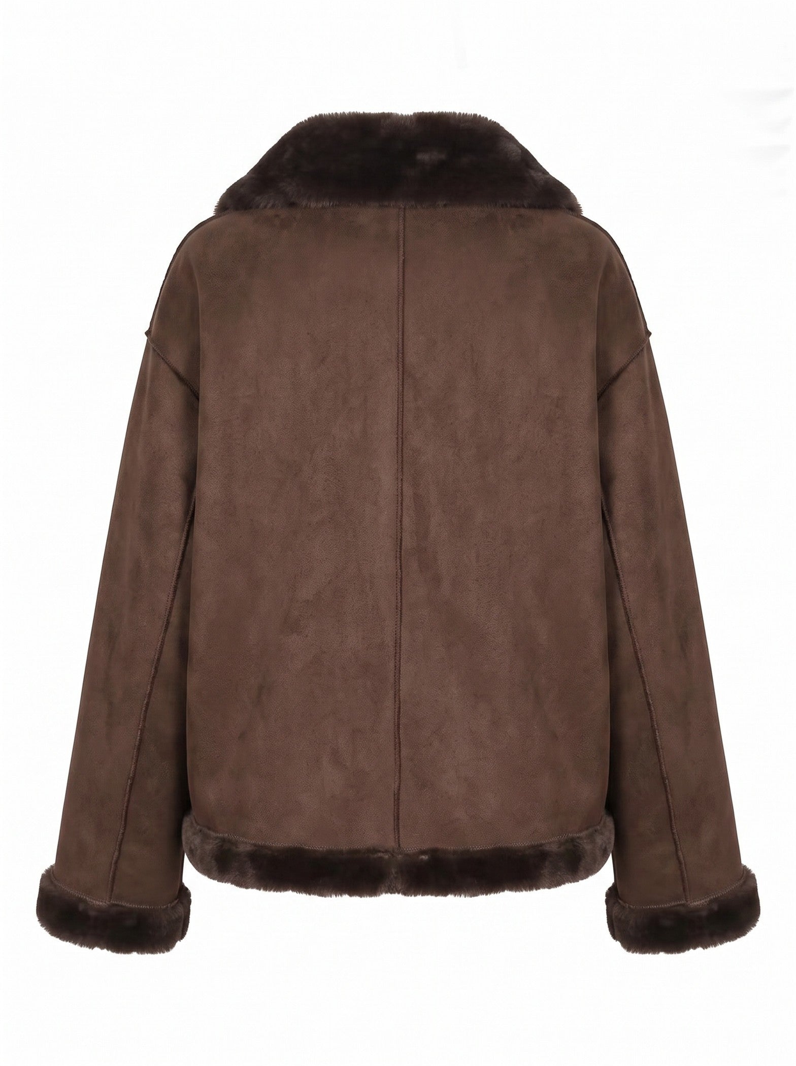 Winterhaven Reversible Shearling Coat - Brown
