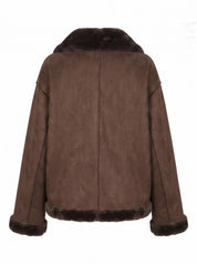 Winterhaven Reversible Shearling Coat - Brown