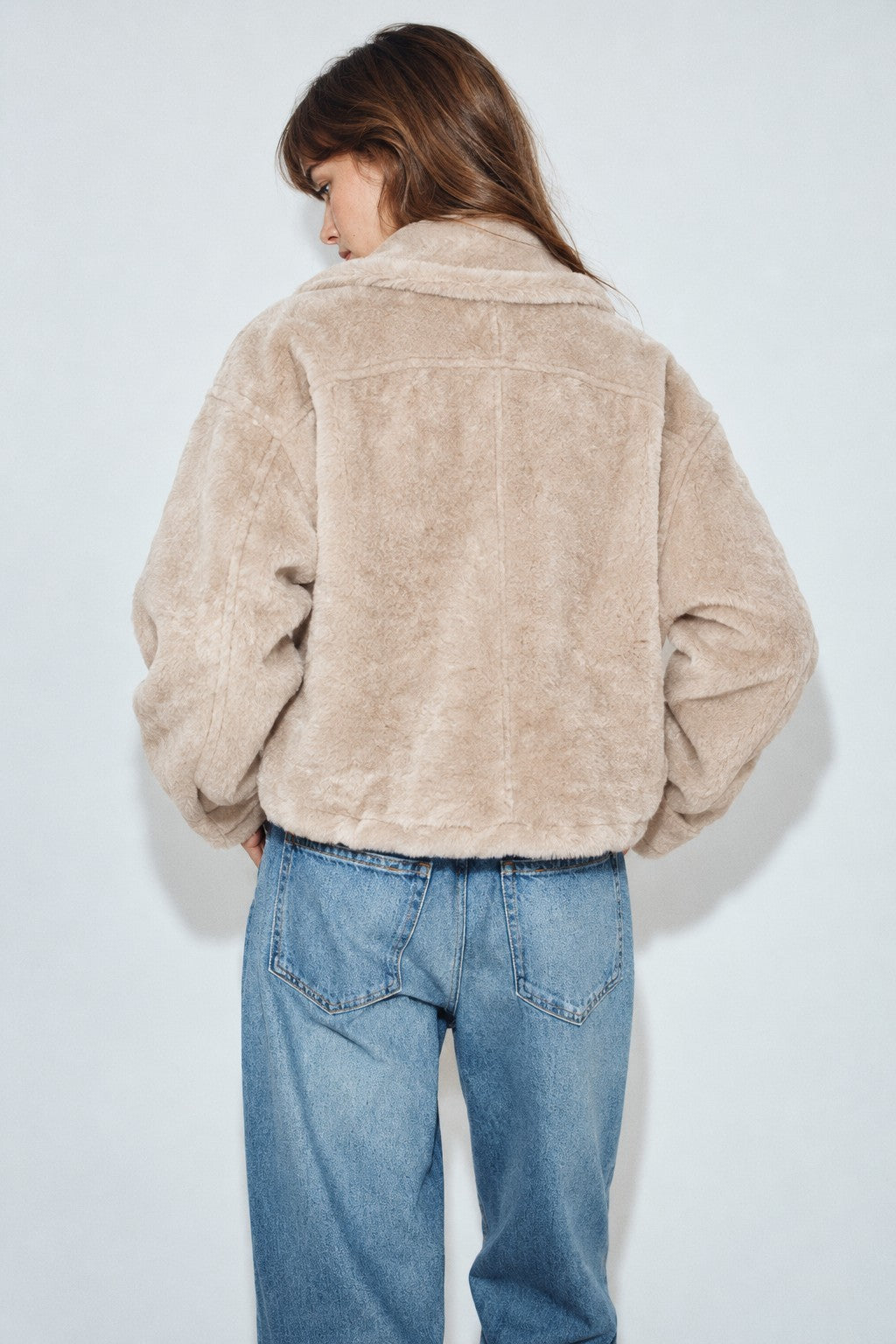 Winterhaven Reversible Shearling Coat - Taupe