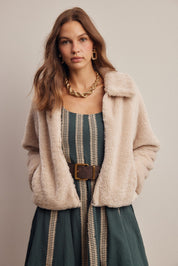 Winterlight Faux Fur Zip-Up Jacket - Westly