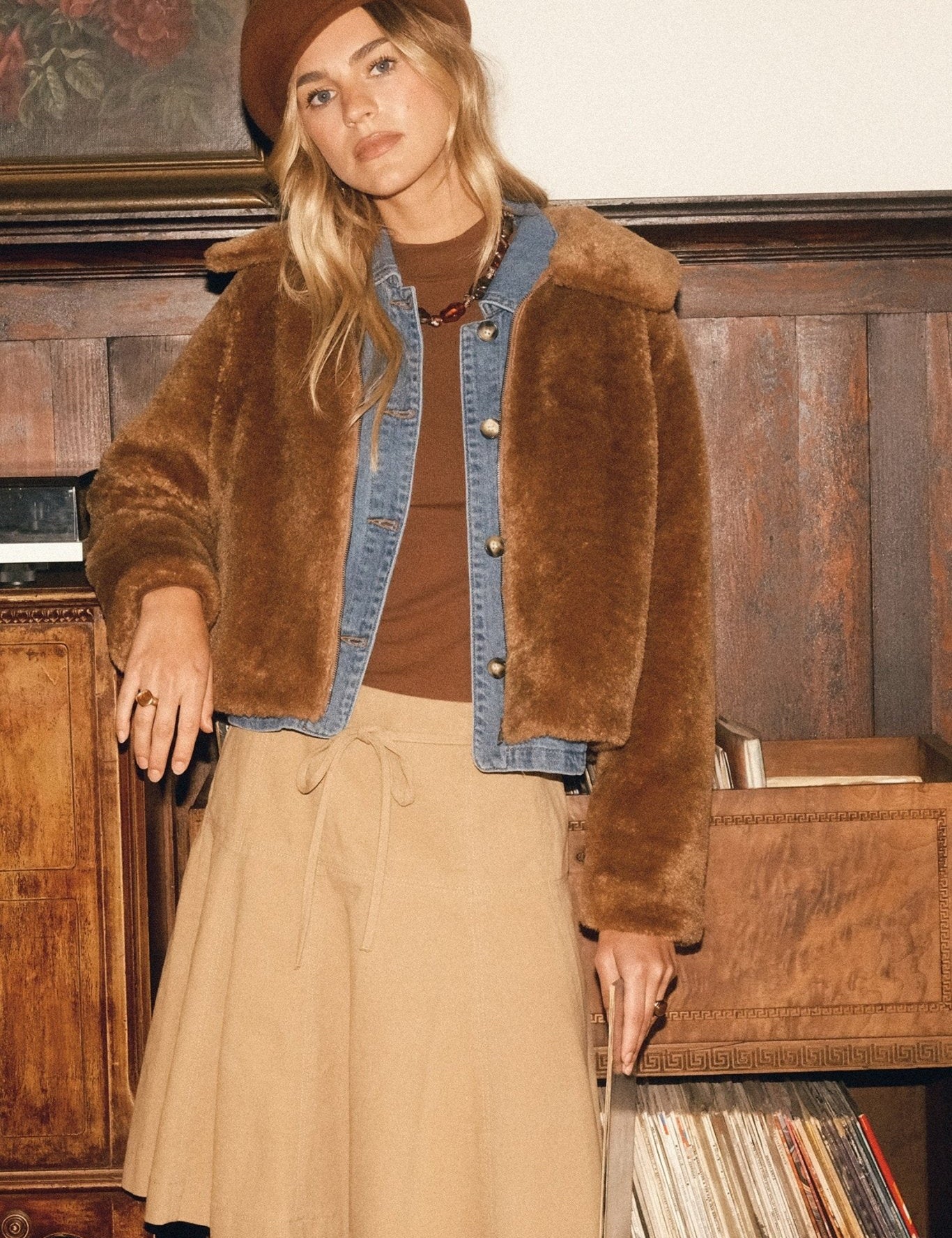 Winterlight Faux Fur Zip-Up Jacket - Westly