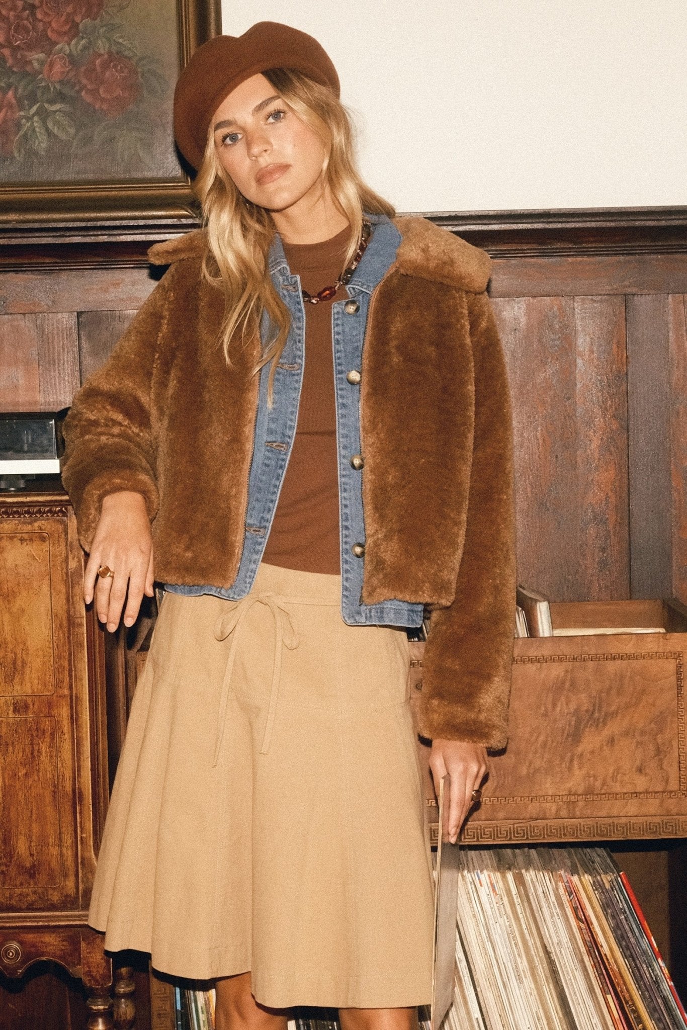 Winterlight Faux Fur Zip-Up Jacket - Westly