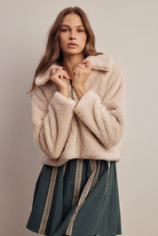 Winterlight Faux Fur Zip-Up Jacket - Westly