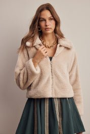Winterlight Faux Fur Zip-Up Jacket - Westly