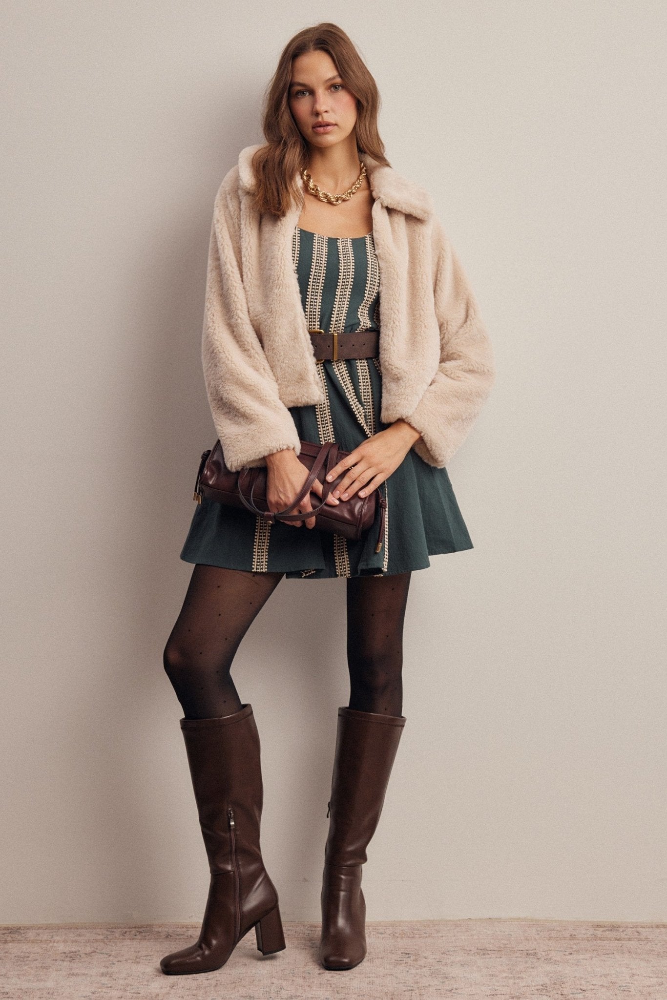 Winterlight Faux Fur Zip-Up Jacket - Westly