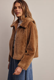 Winterlight Faux Fur Zip-Up Jacket - Westly
