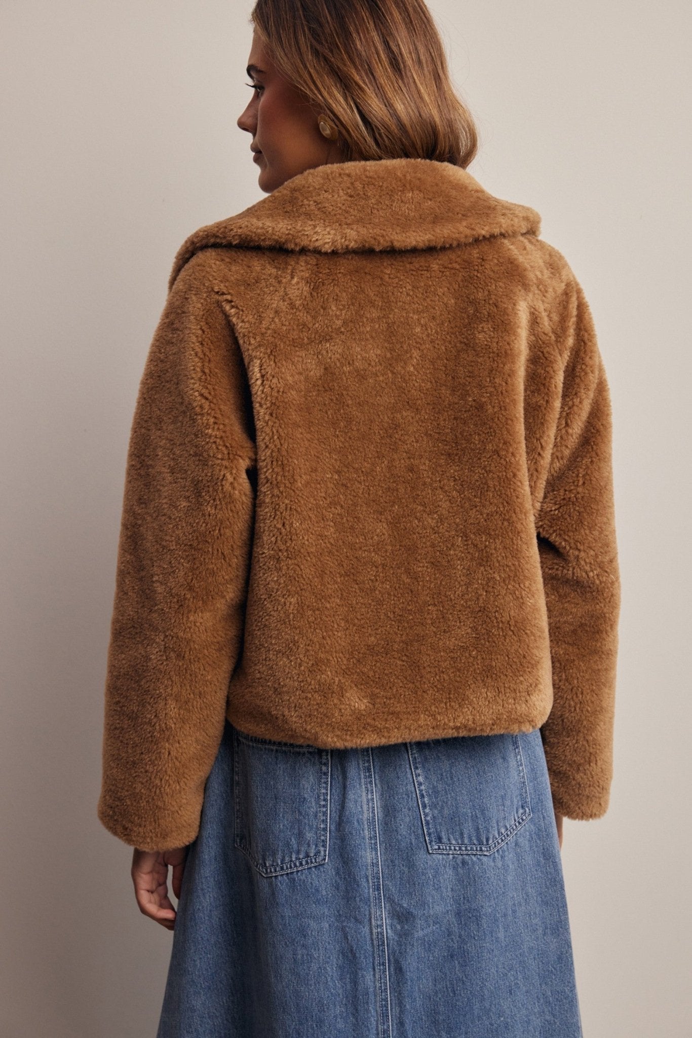 Winterlight Faux Fur Zip-Up Jacket - Westly