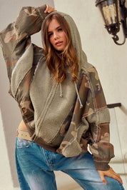 Winthrop Camo Hooded Sherpa Jacket - Westly
