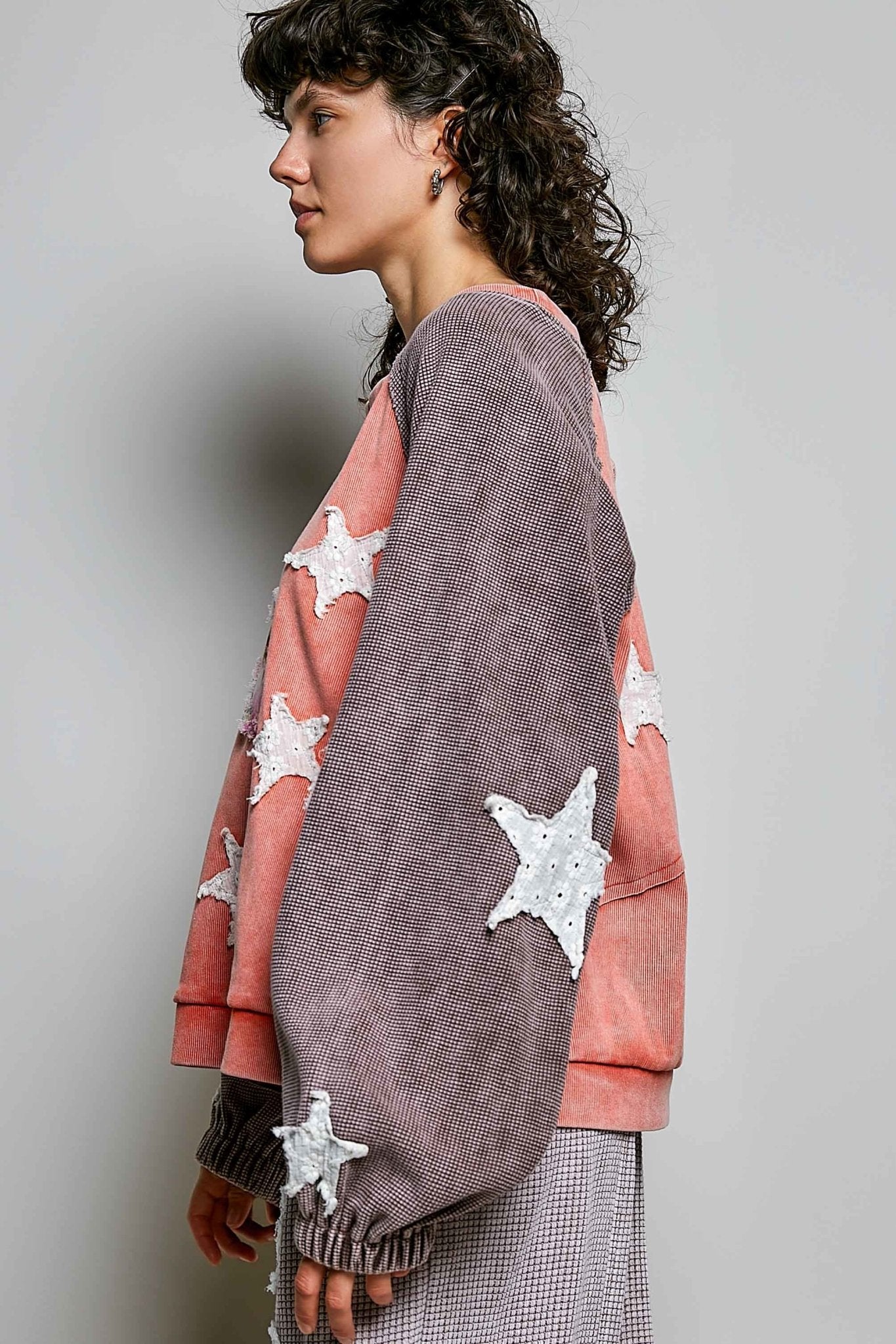 Wishmaker Oversized Patchwork Pullover - Westly