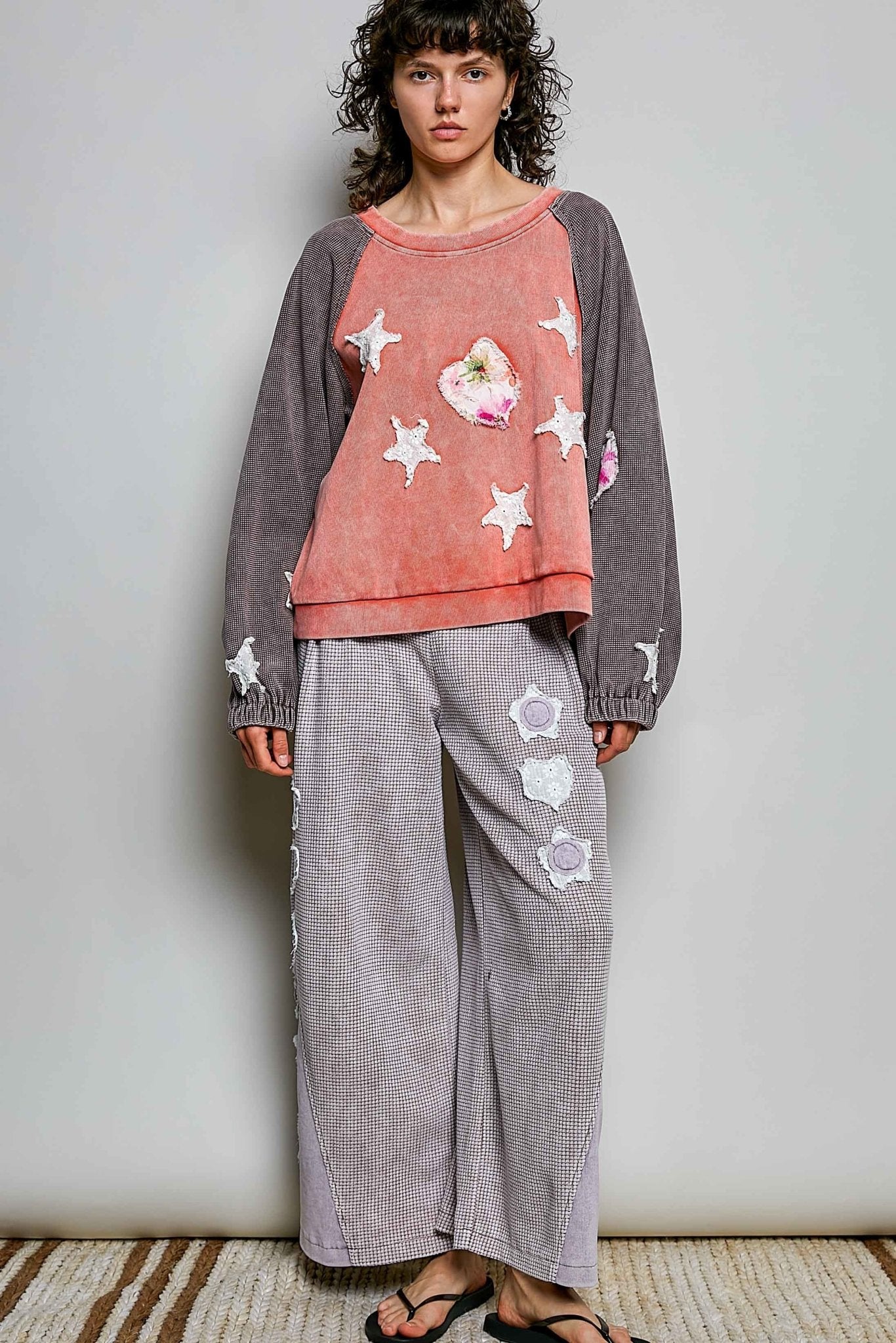 Wishmaker Oversized Patchwork Pullover - Westly