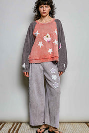 Wishmaker Oversized Patchwork Pullover - Westly