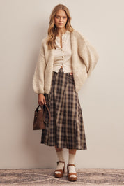 Woodbridge Plaid Midi Skirt - Westly