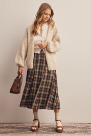Woodbridge Plaid Midi Skirt - Westly