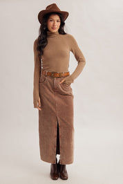 Woodford Corduroy Maxi Skirt - Westly