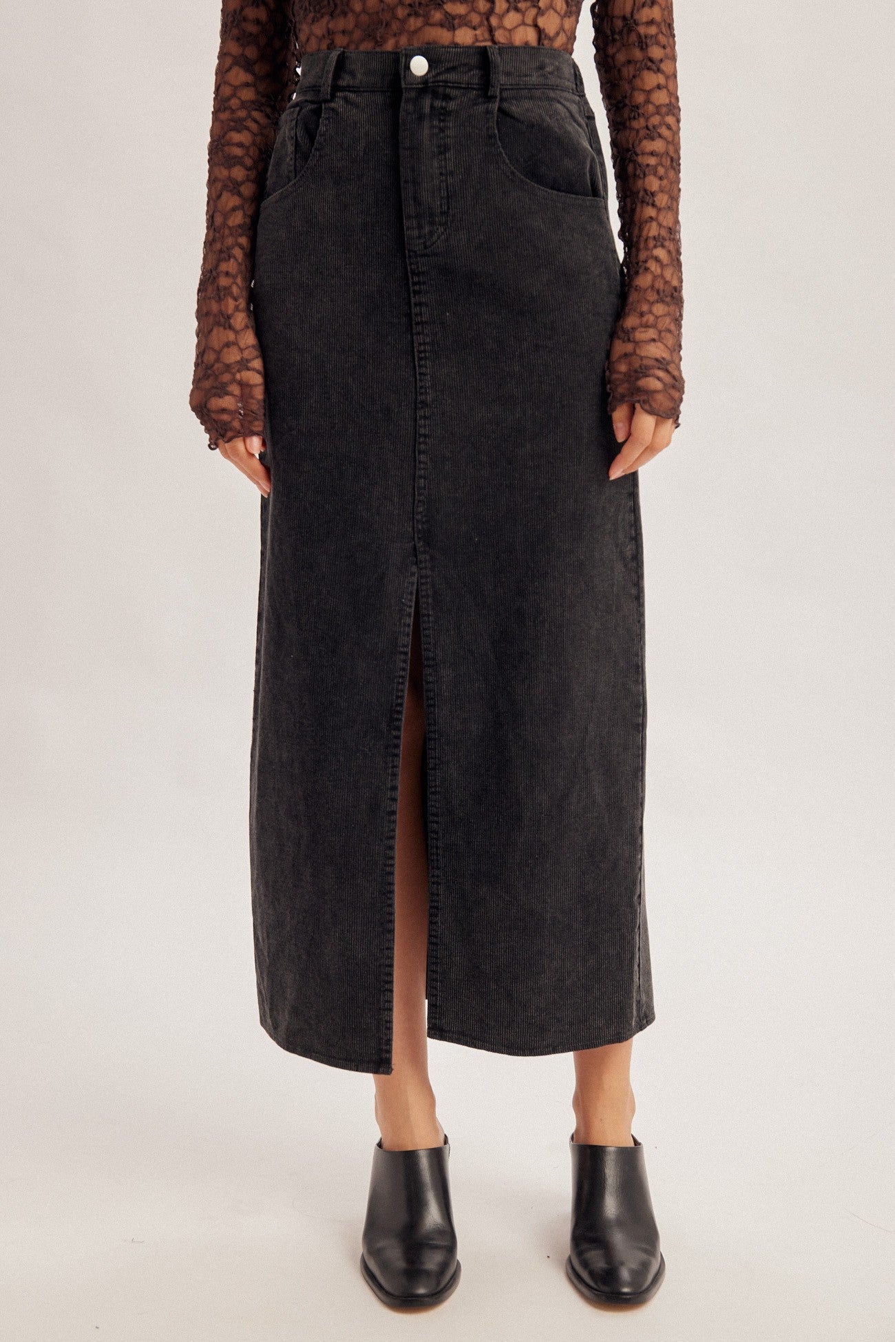 Woodford Corduroy Maxi Skirt - Westly
