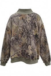 Woodland Shadow Camo Mock Neck Sweatshirt in Camo - product photo 10