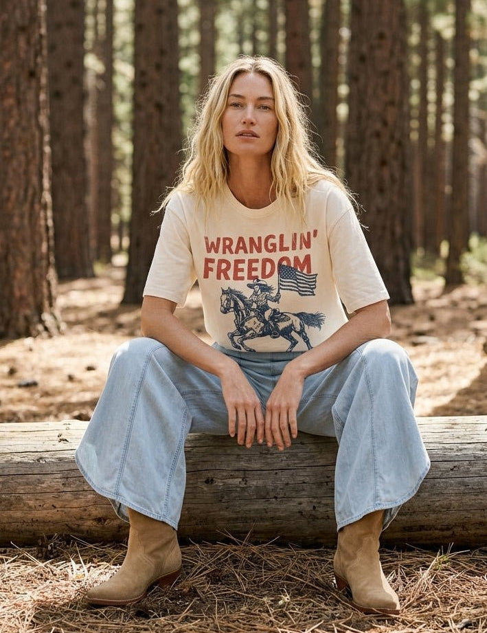 Wranglin’ Freedom Graphic Tee - Westly