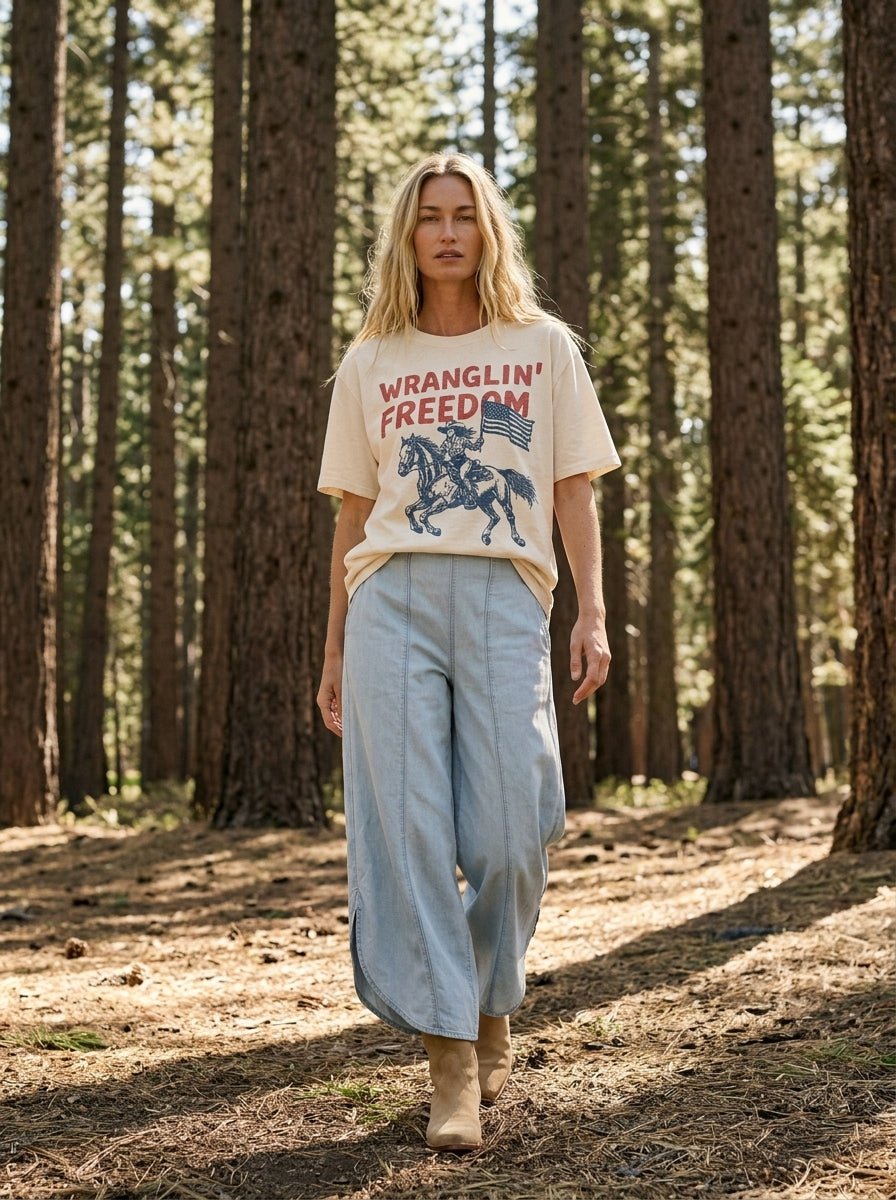 Wranglin’ Freedom Graphic Tee - Westly