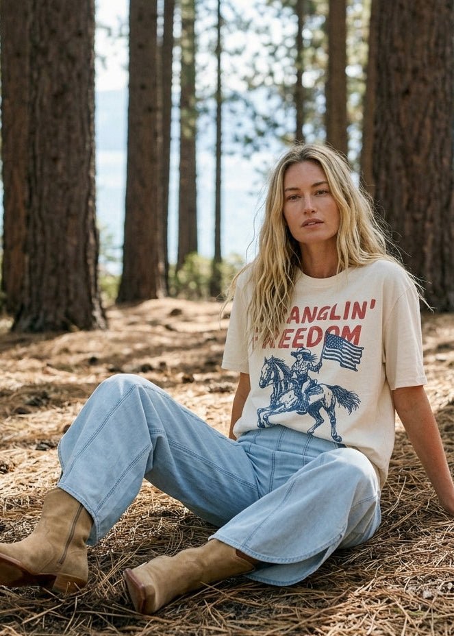 Wranglin’ Freedom Graphic Tee - Westly