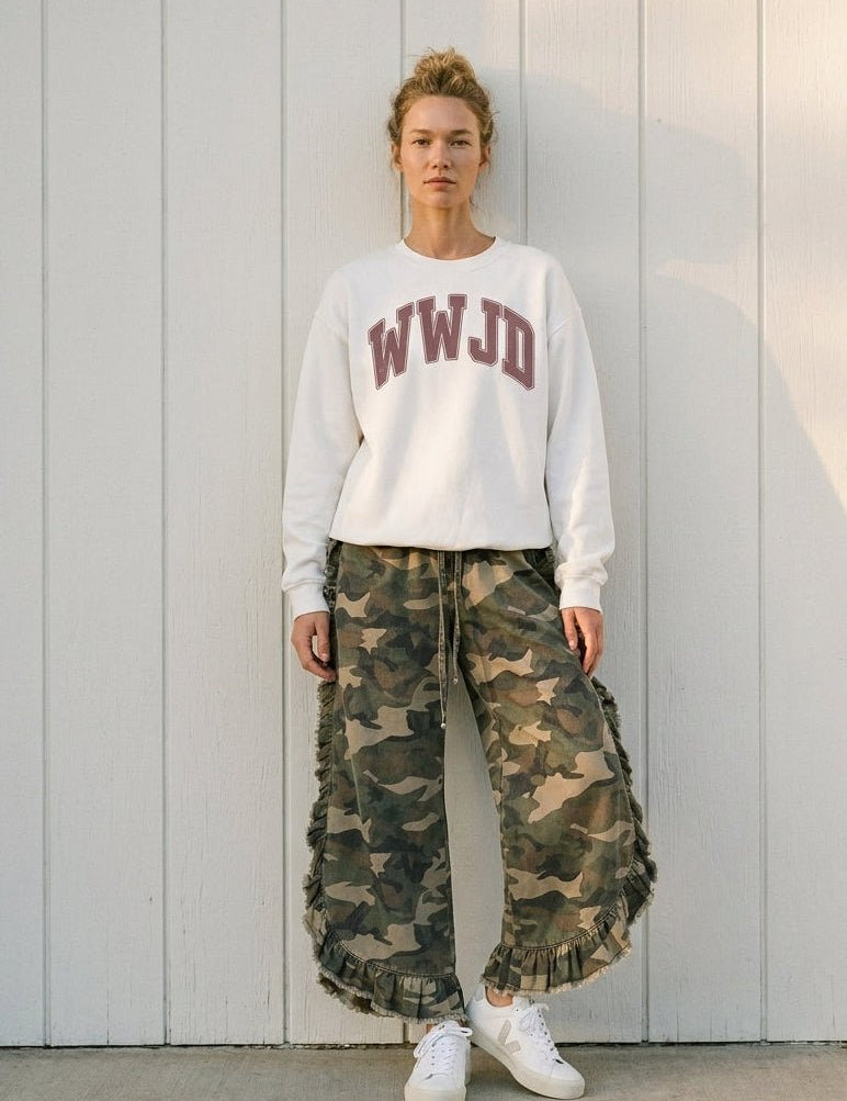 WWJD Oversized Graphic Sweatshirt - Westly