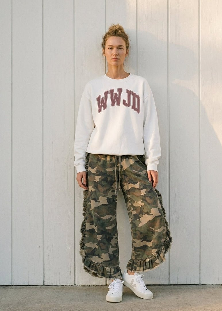 WWJD Oversized Graphic Sweatshirt - Westly