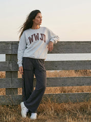 WWJD Oversized Graphic Sweatshirt - Westly