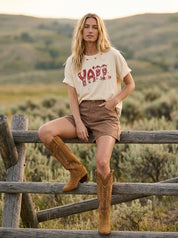 Y’all Graphic Distressed Tee - Westly